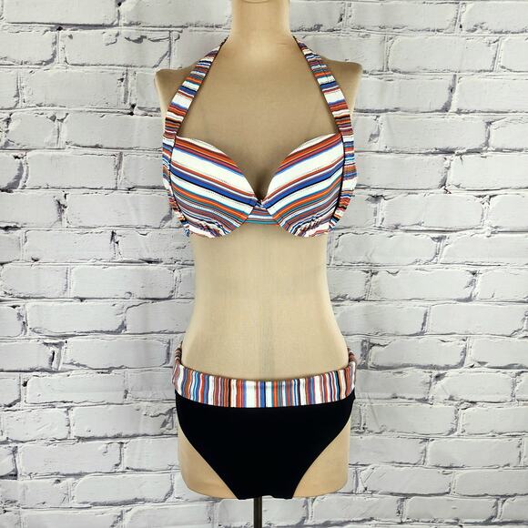 Captiva Other - Captiva Bikini Womens L Striped top with matching bottoms